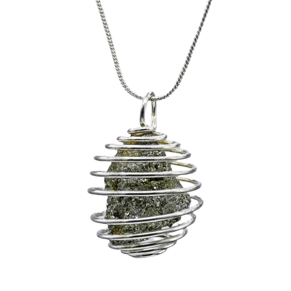 Raw Pyrite Pendant